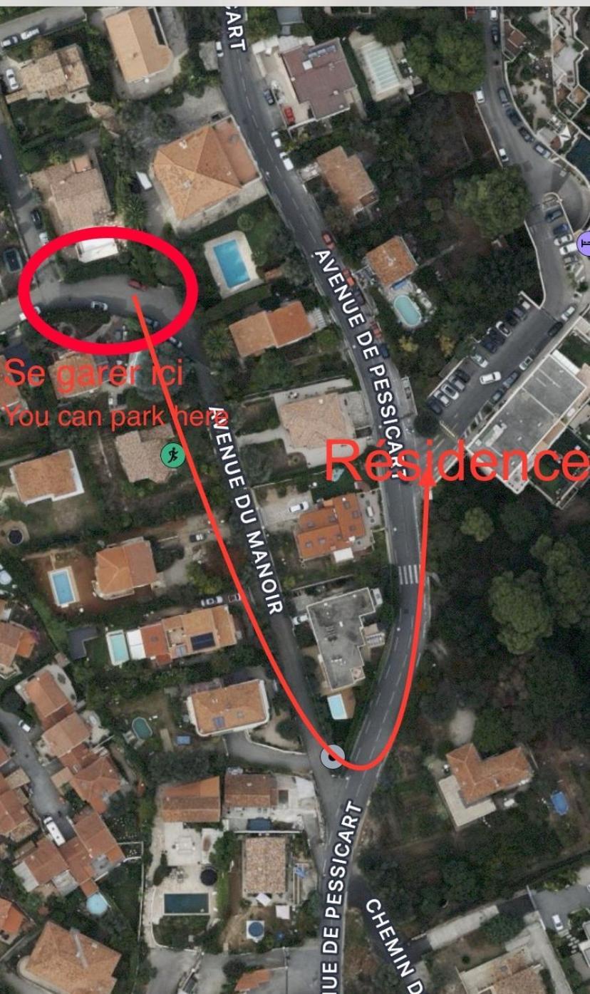 Chambre D Hote Avec Clim Terrasse Et Petit Dejeuner Hauteurs De Nice Eksteriør bilde