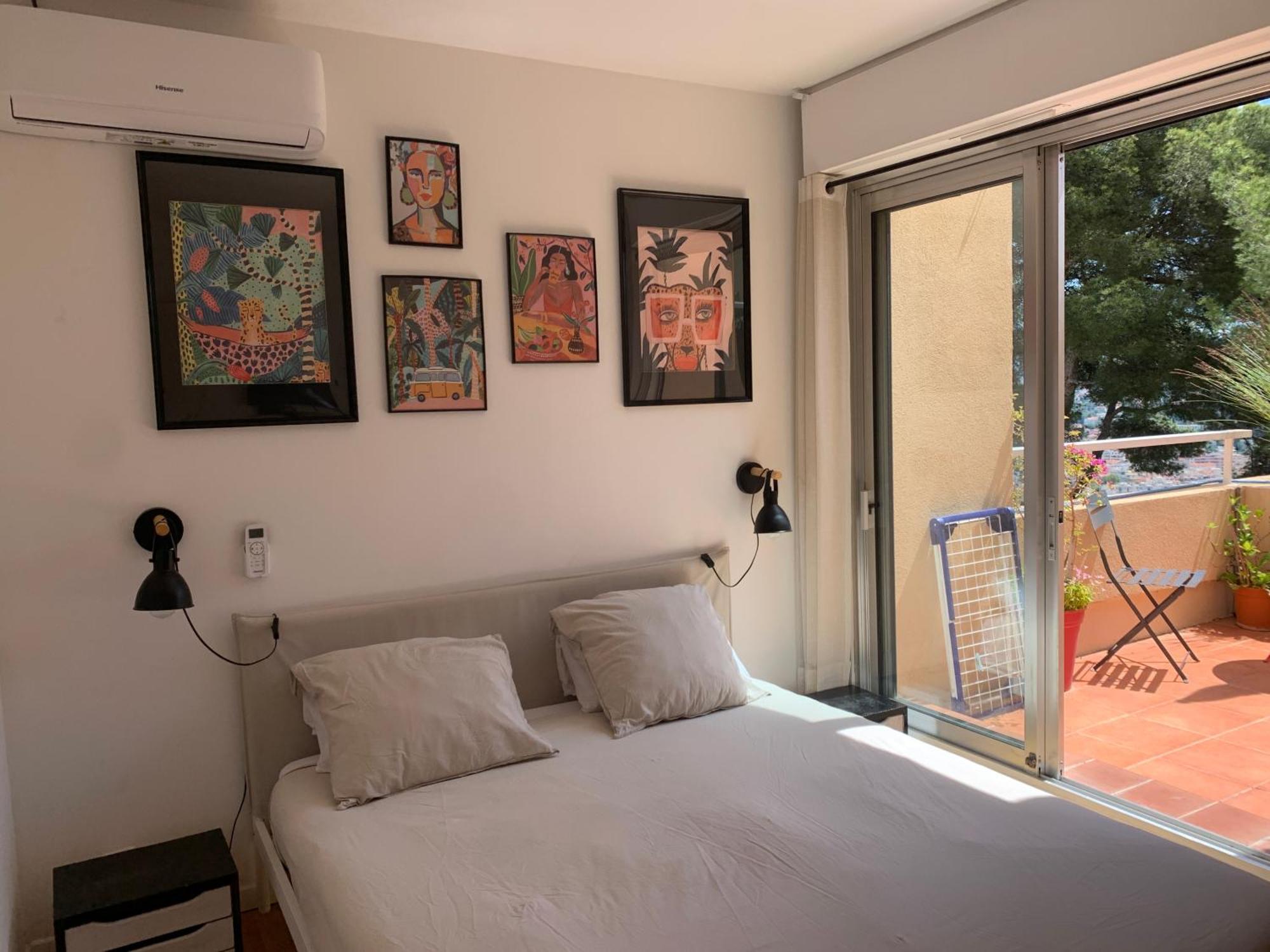 Chambre D Hote Avec Clim Terrasse Et Petit Dejeuner Hauteurs De Nice Eksteriør bilde